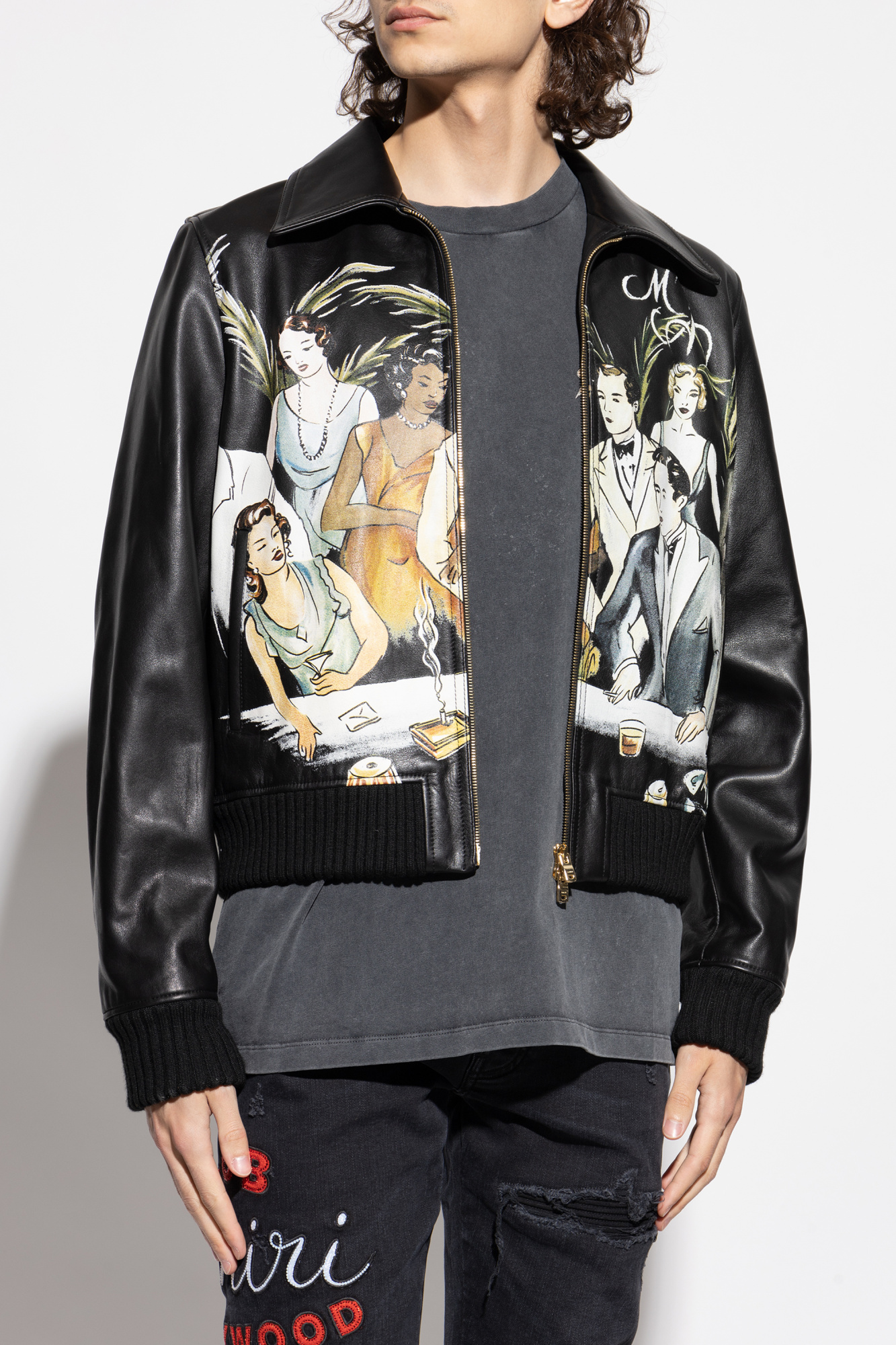 AMERI ♡ LEATHER JACKET Amiri Leather jacket | Men's | Vitkac